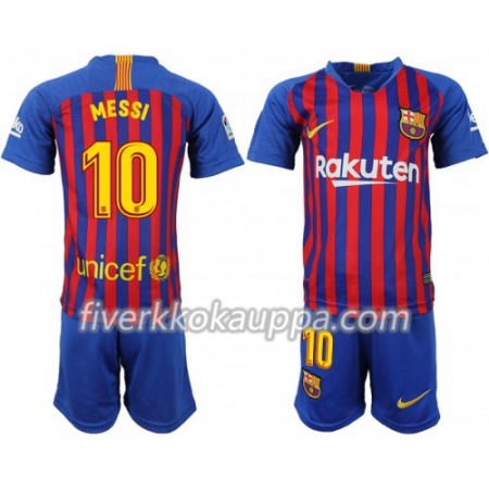 Jalkapallo Pelipaidat/Peliasut FC Barcelona Messi 10 Lasten Kotipelipaita 2018-2019